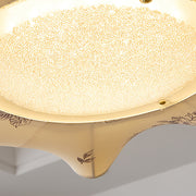 Petal Wave Semi-Flush Ceiling Light – Mid-Century Decorative Fixture