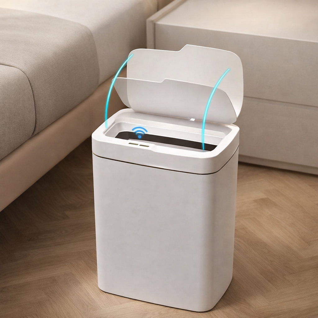 Velaro Sense Trash Can – Motion Sensor Automatic Touchless Waste Bin Kitchen Bathroom Office 15L