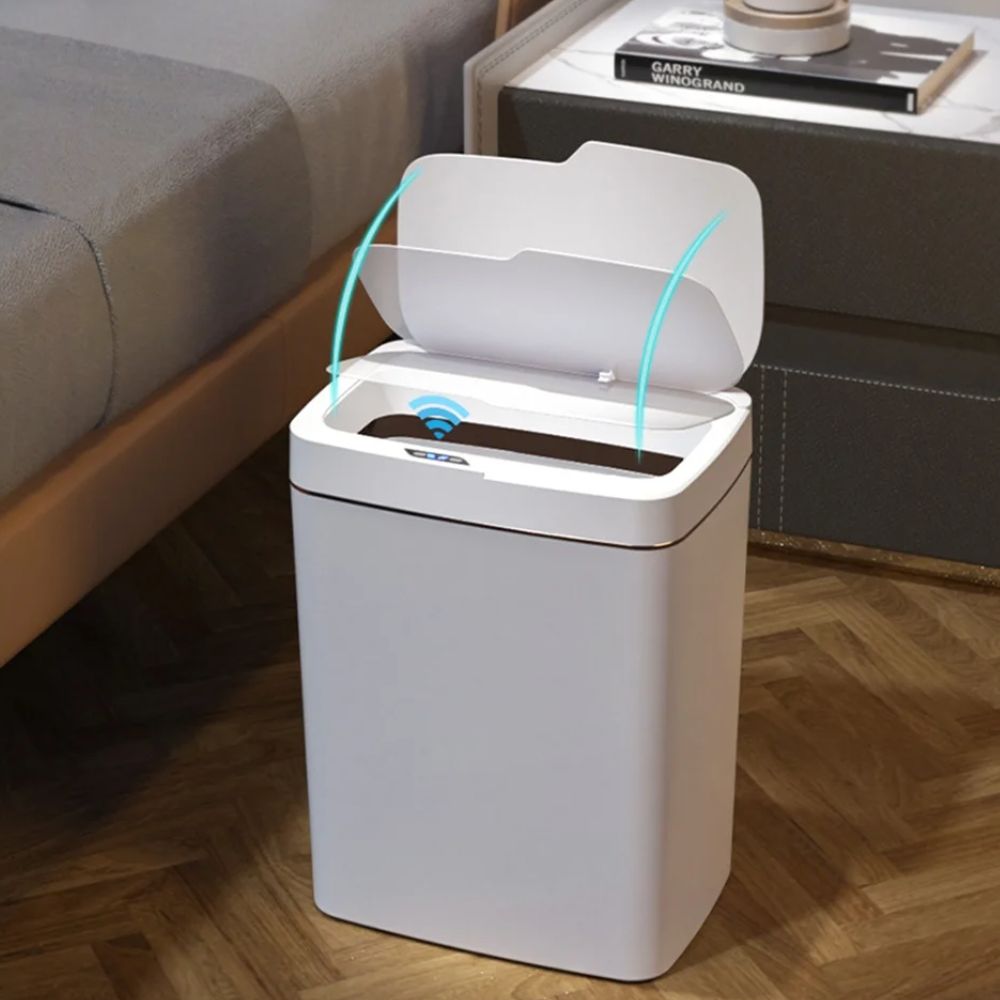 Velaro Sense Trash Can – Motion Sensor Automatic Touchless Waste Bin Kitchen Bathroom Office 15L