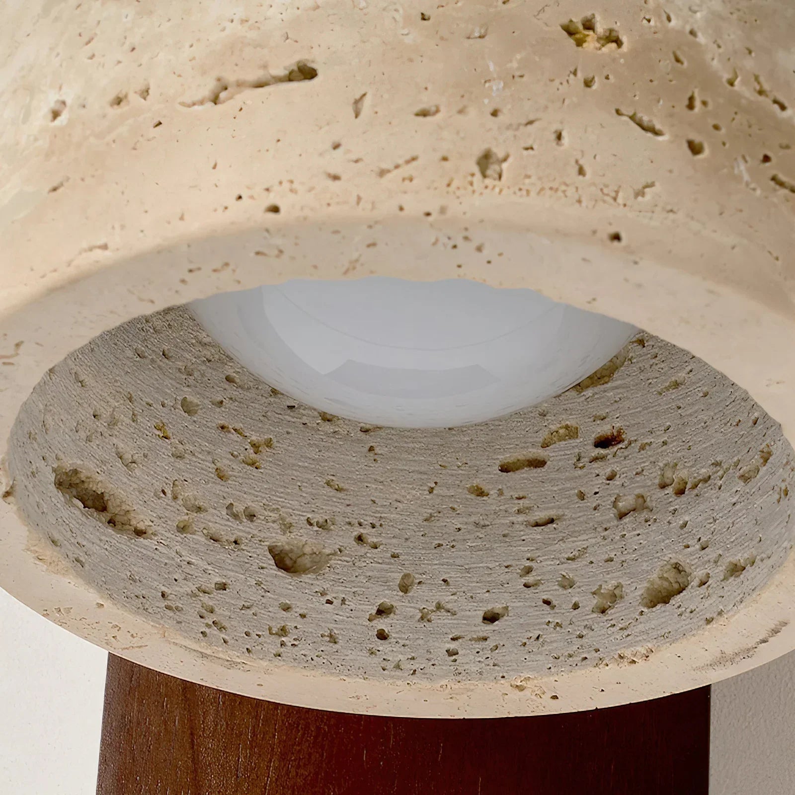 Stoned Travertine Wall Lamp – Travertine Finish Wall Light Fixture Dining Rooms Living Spaces Hallways