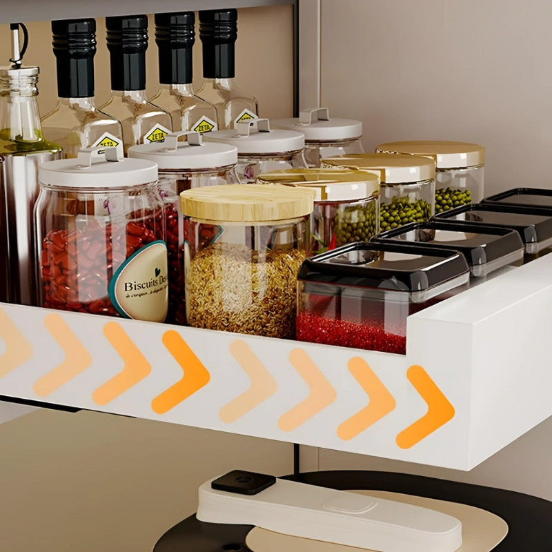 Caldwell Slide Storage Organizer – Pull Out Under Sink Cabinet Kitchen Pantry Drawer Bathroom Adjustable Rack