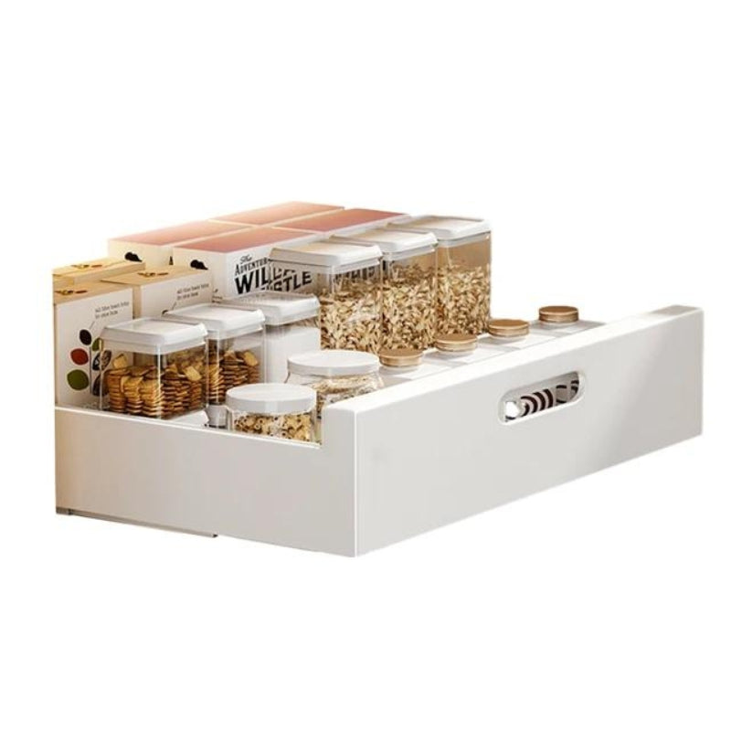 Caldwell Slide Storage Organizer – Pull Out Under Sink Cabinet Kitchen Pantry Drawer Bathroom Adjustable Rack