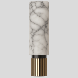 Stratum Marble Wall Sconce – LED Modern Decorative Lighting Alabaster Bedroom Living Room Fixture