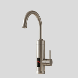 Thermax Instant Hot Water Dispenser – Electric Kitchen Faucet Digital Temperature Display Brushed Nickel