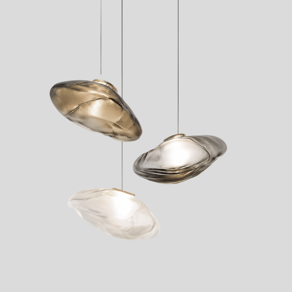 Helixo Cloud Pendant Light – Modern Glass Hanging Ceiling Light Dining Room Kitchen Island Decorative Lighting
