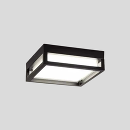Quadrix Frame Ceiling Light – LED Flush Mount Square Black Modern Ceiling Lighting Fixture Living Room Bedroom
