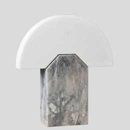 Carezza Dome Table Lamp – Marble Base Modern Decorative Lighting Living Room Bedroom Accent