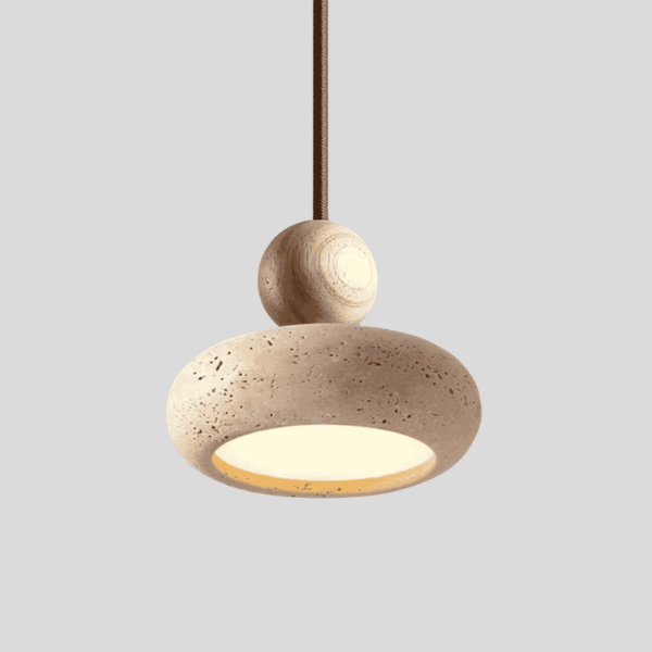 Gravitas Orb Pendant Light – Ceramic Hanging Ceiling Light Modern Kitchen Island Dining Room