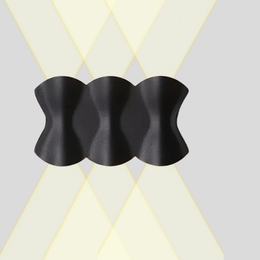 Ondula Wall Sconce – Black Metal Decorative Lighting Modern Candle Sconce Indoor Outdoor Mounted
