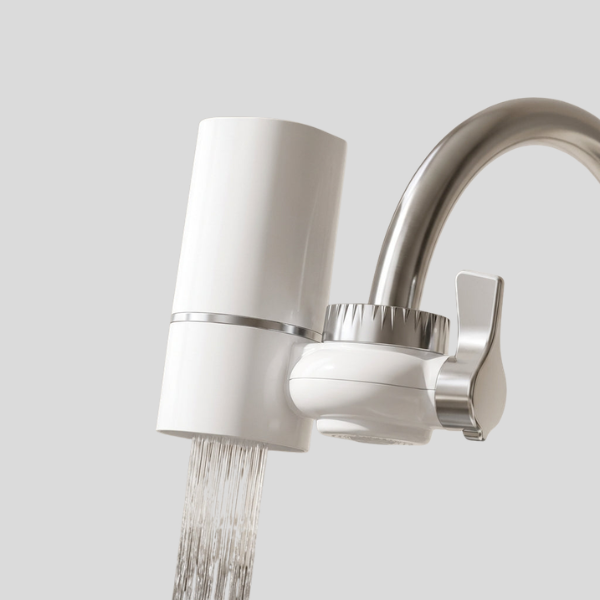 Puriva Stream Faucet Water Filter – Tap Mount Purifier System Kitchen Sink NSF Certified Filtration