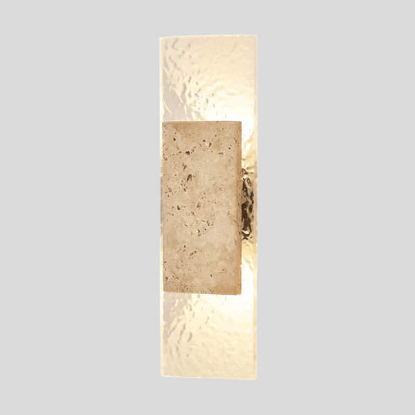 Terravex Stone Wall Sconce – LED Outdoor Waterproof Modern Decorative Lighting Fixture Patio Bedroom