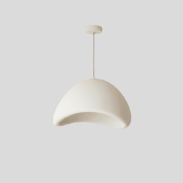 Vellum Pendant Light – Modern White Dome Hanging Ceiling Fixture Kitchen Island Dining Room Decorative Lighting