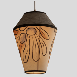 Zaytinya Fabric Pendant Light – Handcrafted Decorative Lighting Dining Room Kitchen Island Ceiling