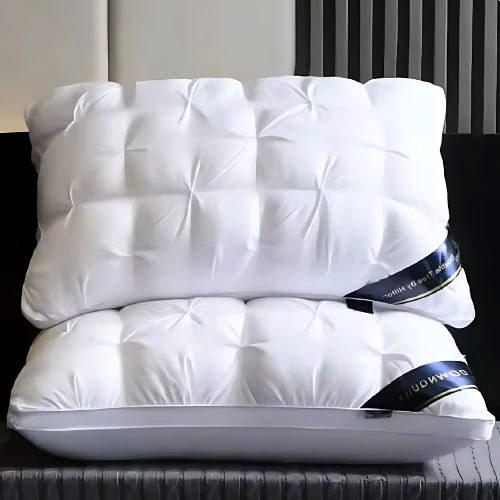 Celestria Cloud Bed Pillow – Premium Goose Down Luxury Hotel Sleep Pillow Bedroom