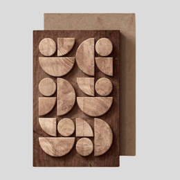 Tessara Geometric Wall Art – Modern Wood Wall Sconce Decorative Lighting Living Room Bedroom
