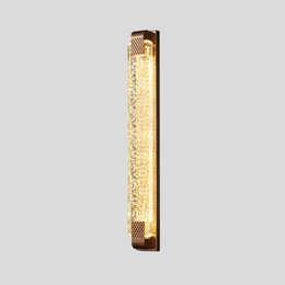 Cascara Vertical Wall Sconce – LED Crystal Bubble Modern Wall Light Living Room Bedroom Decorative Lighting
