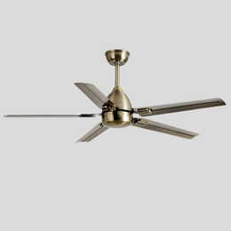 Vesaro Bronze Ceiling Fan – Modern 5 Blade Antique Brass Decorative Lighting Living Room Bedroom