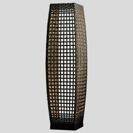 Lattico Floor Lamp – Outdoor Rattan Woven LED Decorative Lighting Living Room Bedroom Patio