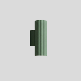 Corvel Wall Sconce – Modern Green Fluted Cylinder Decorative Lighting Bedroom Living Room