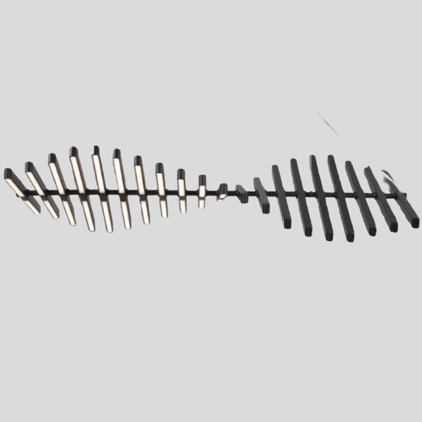 Straton Spine Chandelier – Modern LED Dining Room Ceiling Light Linear Black Decorative Lighting Fixture