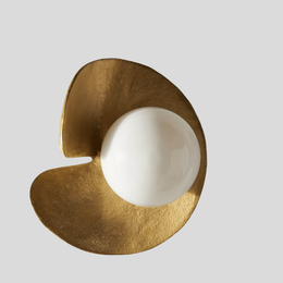 Koval Spiral Wall Sconce – Modern Gold Decorative Wall Light Bedroom Living Room Sculptural Lighting Fixture