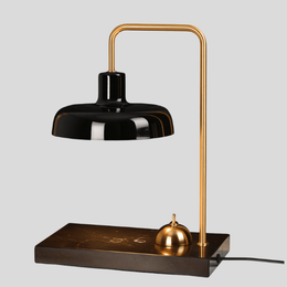 Breckton Desk Lamp – Black Gold Table Lamp Marble Base Decorative Lighting Living Room Bedroom Office