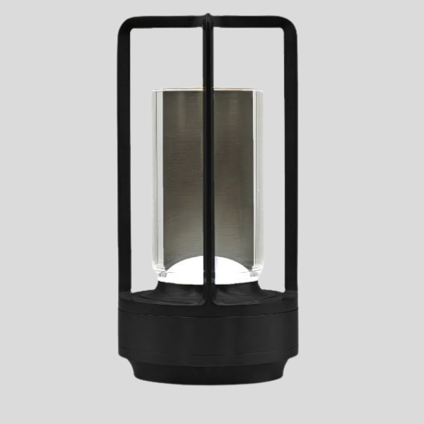 Fenwick Cage Table Lamp – LED Portable Rechargeable Decorative Lighting Living Room Bedroom Patio