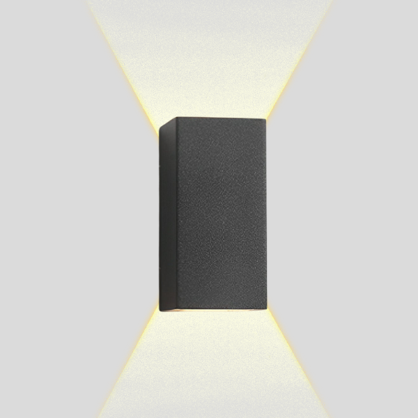 Corvex Dual Beam Wall Sconce – LED Outdoor Waterproof Up Down Light Modern Exterior Patio Entryway