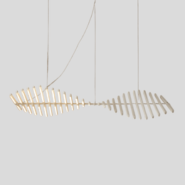 Spinara Linear Chandelier – LED Modern Pendant Light Dining Room Kitchen Island Ceiling Fixture