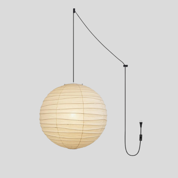 Orbiso Paper Floor Lamp – Japanese Paper Lantern Standing Light Living Room Bedroom Decorative Lighting