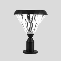 Prismar Solar Post Light – Outdoor Decorative Pillar Lamp LED Garden Pathway Driveway Lighting