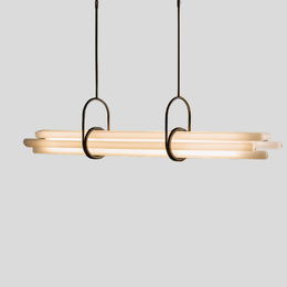 Cirrus Linear Pendant Light – Modern Dining Room Kitchen Island Chandelier Decorative Lighting Fixture
