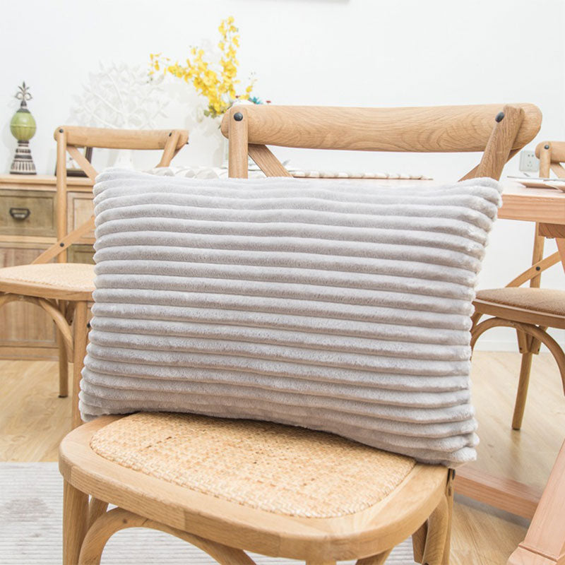 Cordova Ribbed Velvet Pillow Cover – Decorative Cushion Cover Soft Textured Throw Pillow Living Room Bedroom