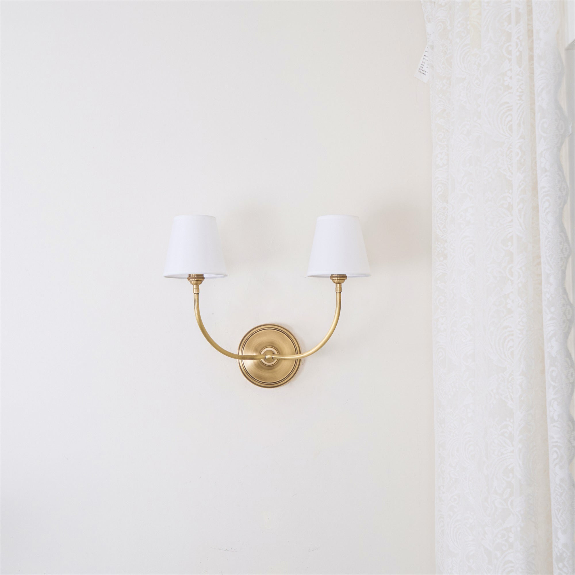 Gilded Ember Globe Wall Sconce – Brass Finish Ambient Glow Soft Shade LED Wall Light Premium Interiors