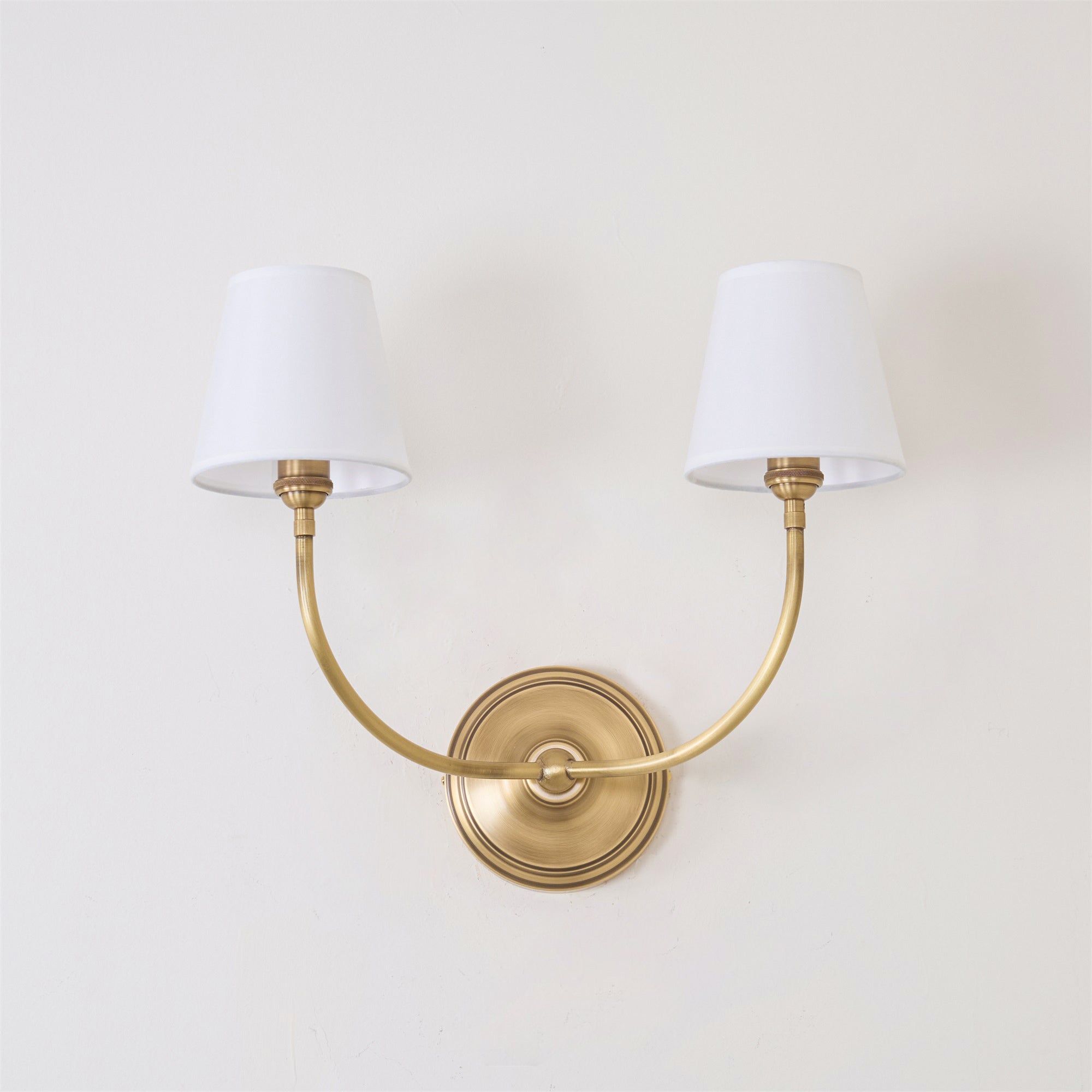 Gilded Ember Globe Wall Sconce – Brass Finish Ambient Glow Soft Shade LED Wall Light Premium Interiors