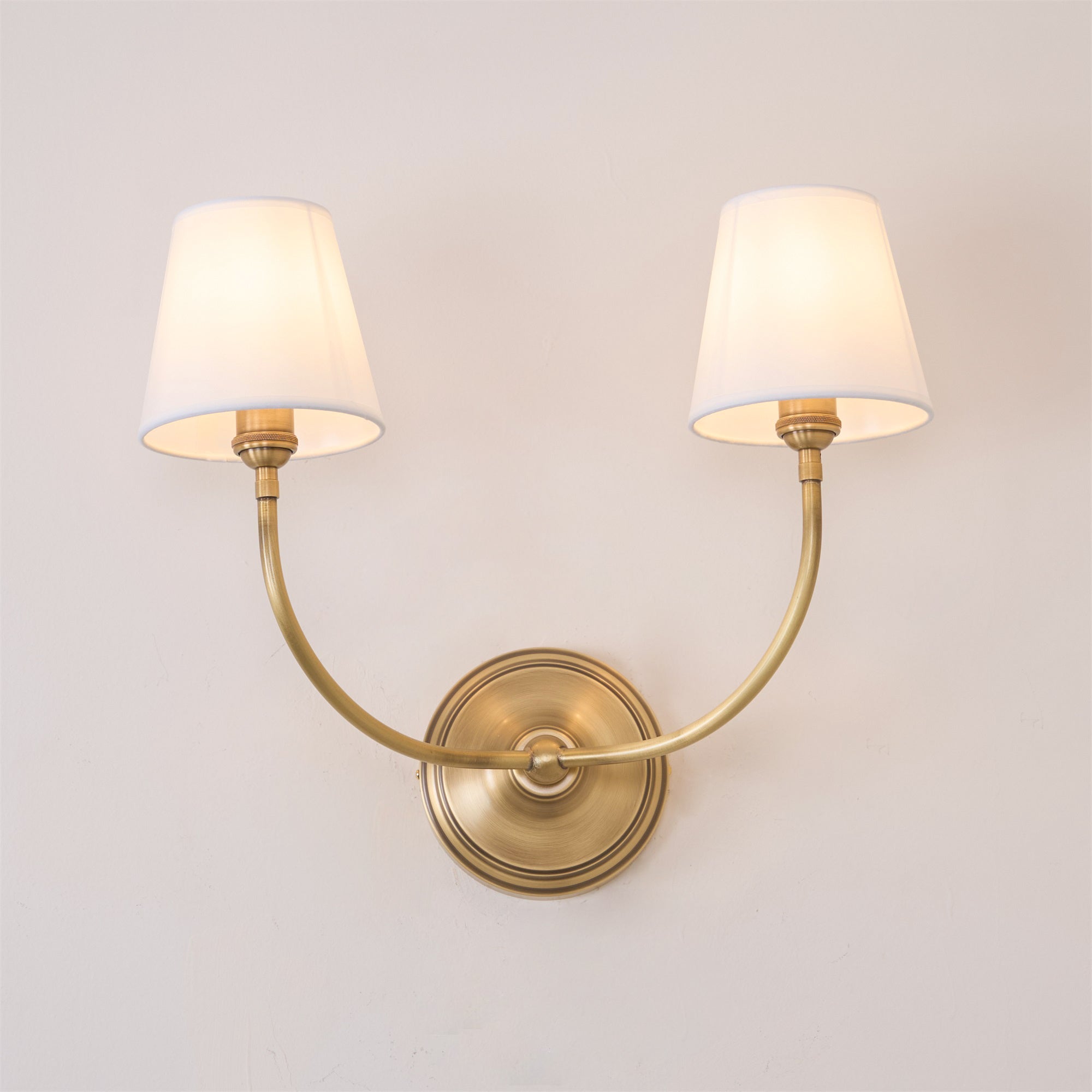 Gilded Ember Globe Wall Sconce – Brass Finish Ambient Glow Soft Shade LED Wall Light Premium Interiors