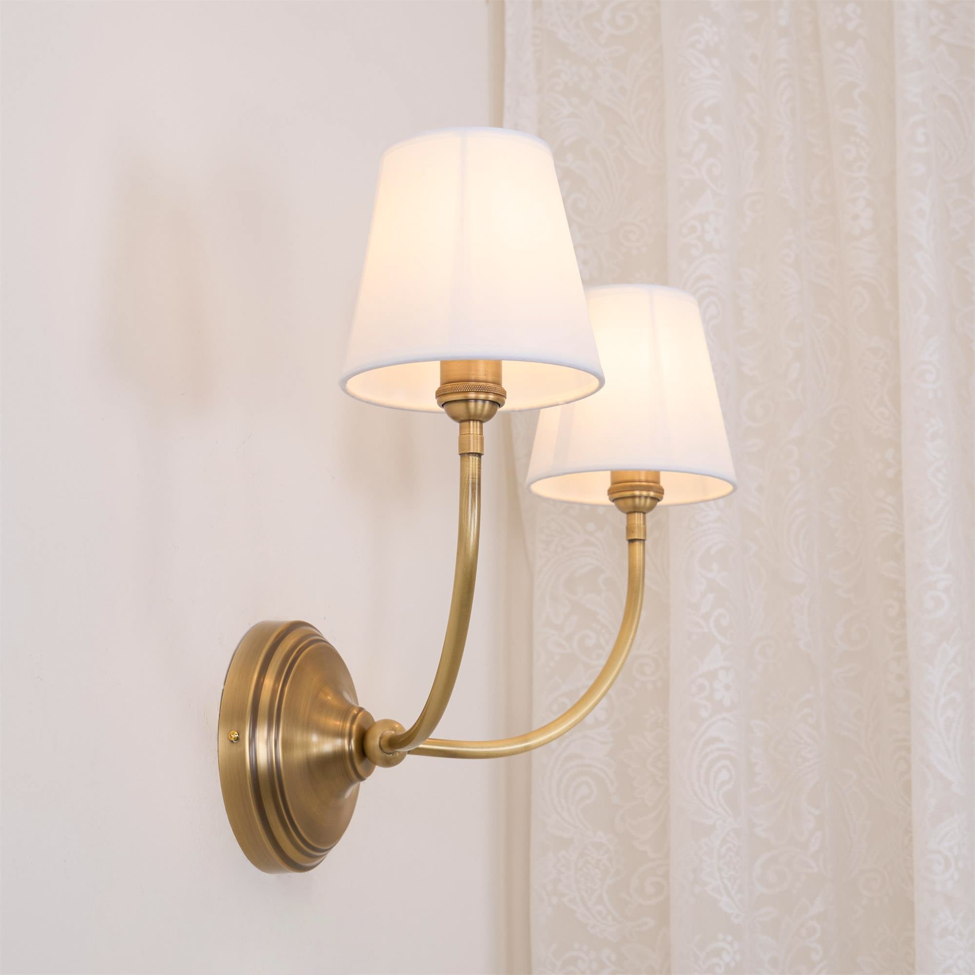 Gilded Ember Globe Wall Sconce – Brass Finish Ambient Glow Soft Shade LED Wall Light Premium Interiors