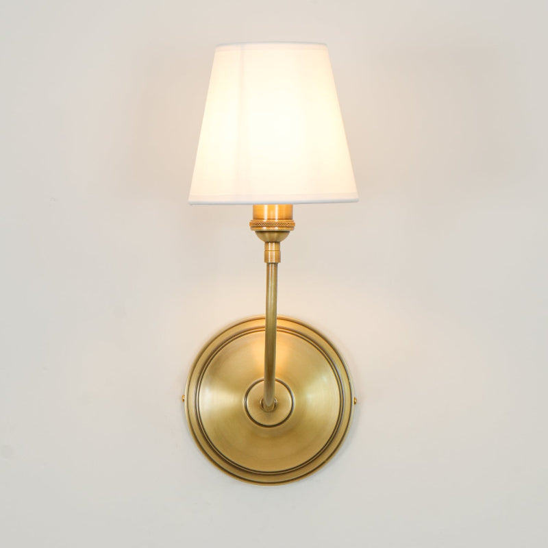 Gilded Ember Globe Wall Sconce – Brass Finish Ambient Glow Soft Shade LED Wall Light Premium Interiors