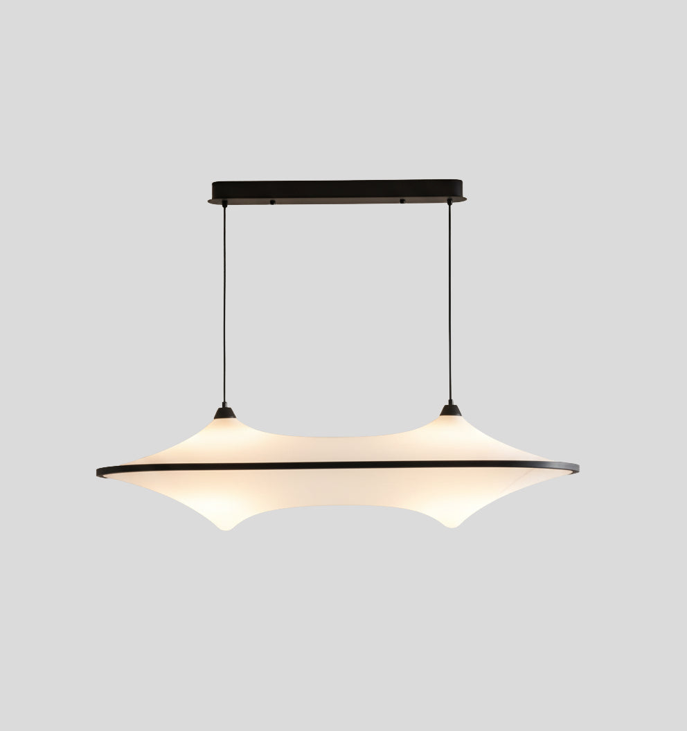 Vespera – LED Pendant Light Modern Dining Room Ceiling Decorative Lighting Black Acrylic Chandelier