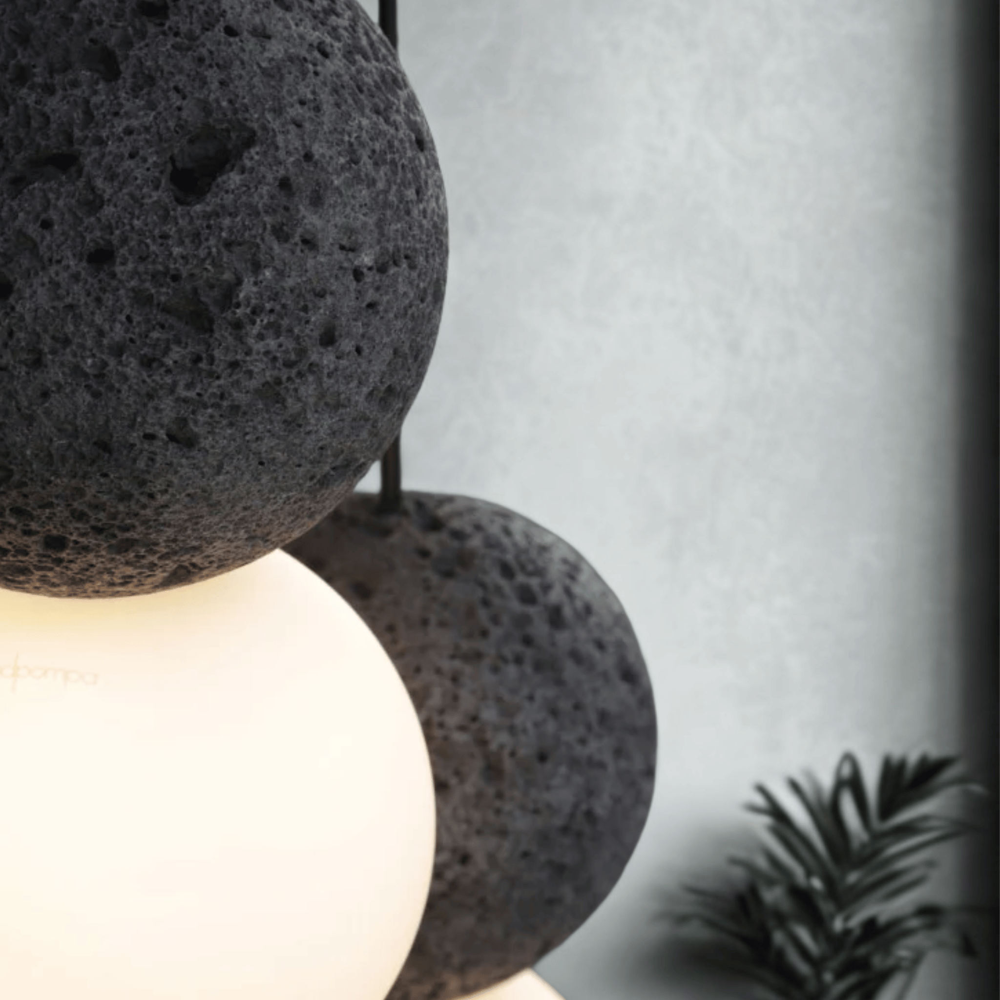 Gravito Sphere Pendant Light – Modern Terrazzo Globe Hanging Lamp Dining Room Kitchen Island Decorative Lighting