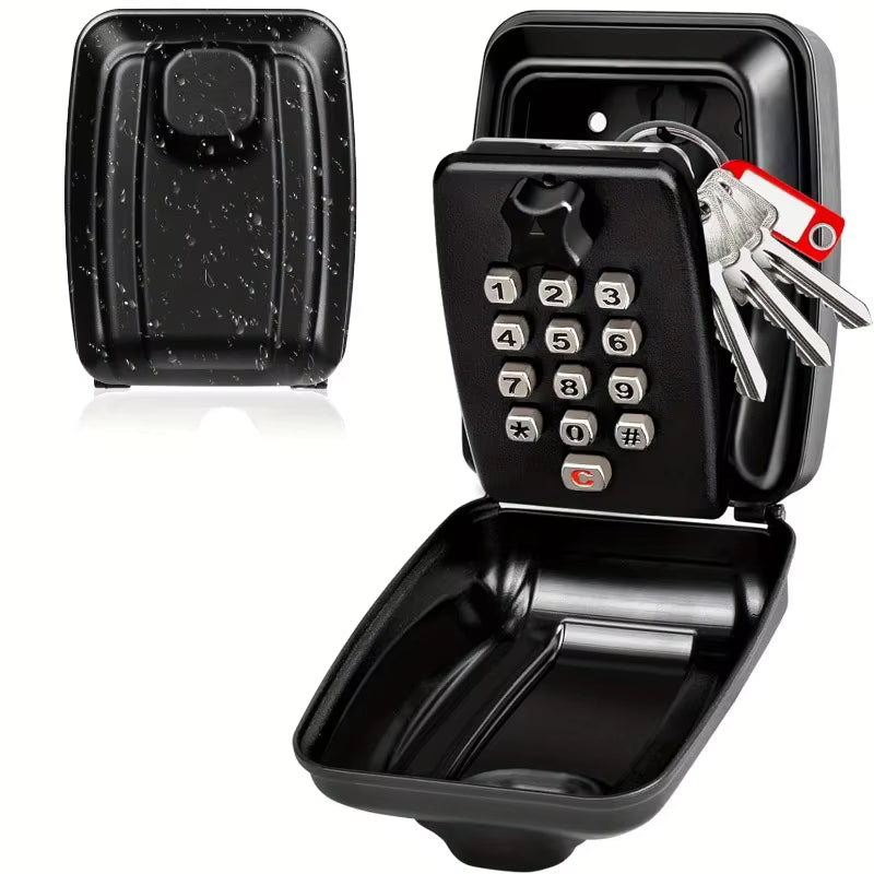 Vaultex Wall Mount Key Lock Box – Outdoor Waterproof Security Combination Keypad Storage