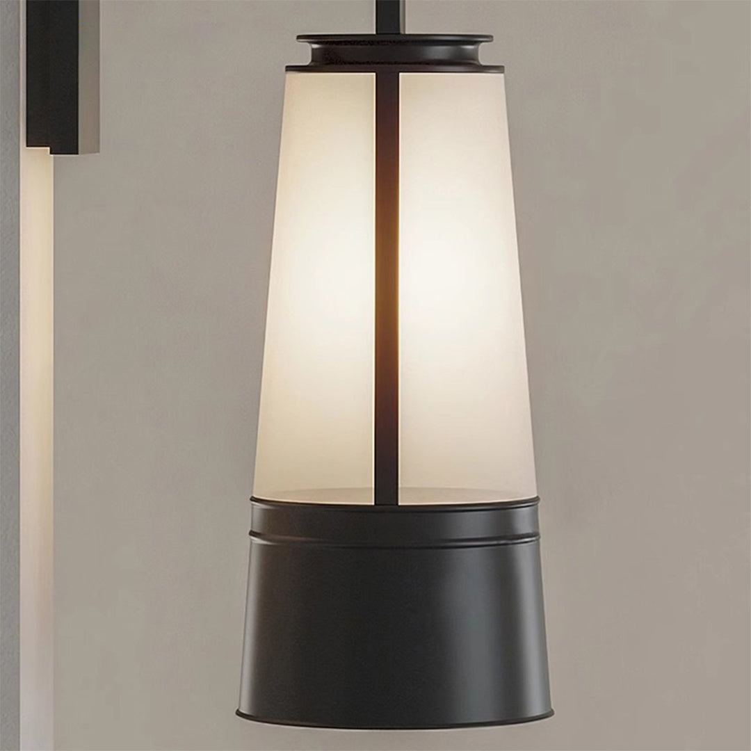Arden Tapered Glass Wall Lamp – Modern Hanging Interior Wall Lighting Fixture