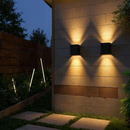 Up and Down LED Outdoor Wall Light – Waterproof Modern Aluminium Exterior Lamp