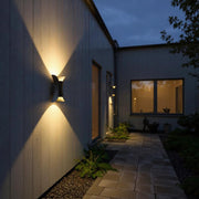 Butterfly Modern LED Outdoor Wall Light – Dual Wing Fixture