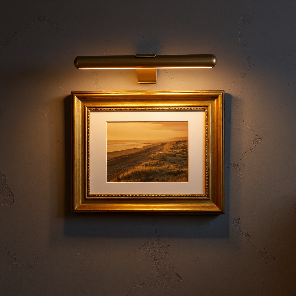 Galerie Cordless Picture Light – Rechargeable LED Wall Art Lighting Fixture