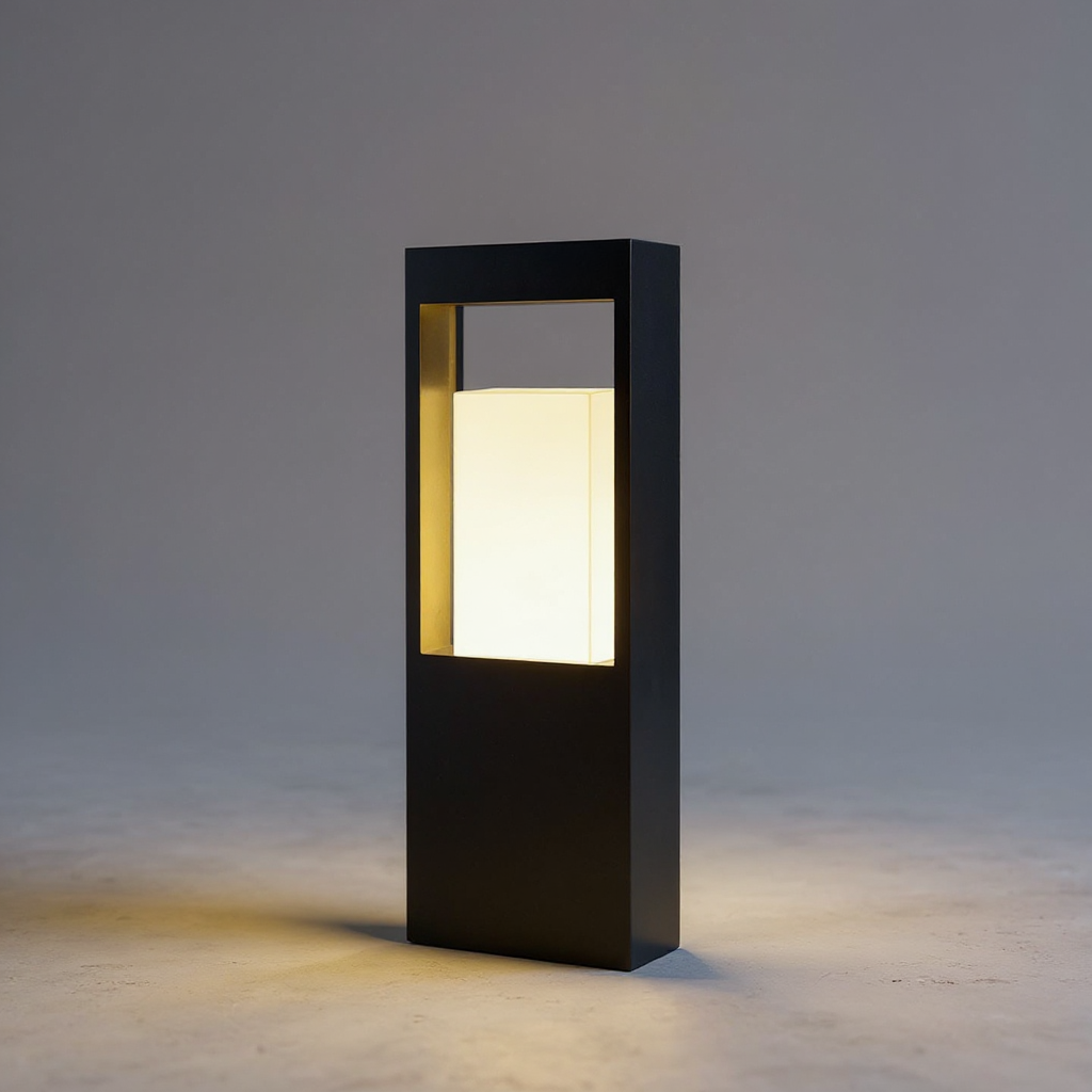 Noctis Rectilinear Bollard Path Light – Architectural LED Outdoor Landscape Lighting