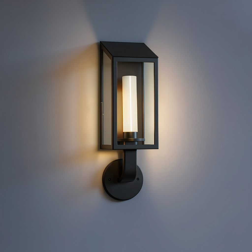 Portline Lantern Wall Lamp – LED Outdoor Modern Lantern Wall Lighting Fixture