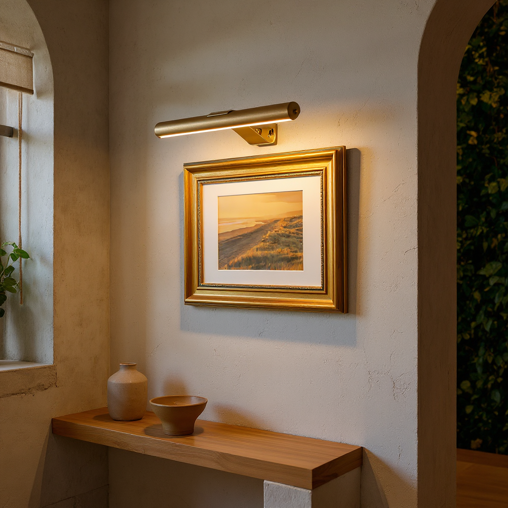 Galerie Cordless Picture Light – Rechargeable LED Wall Art Lighting Fixture