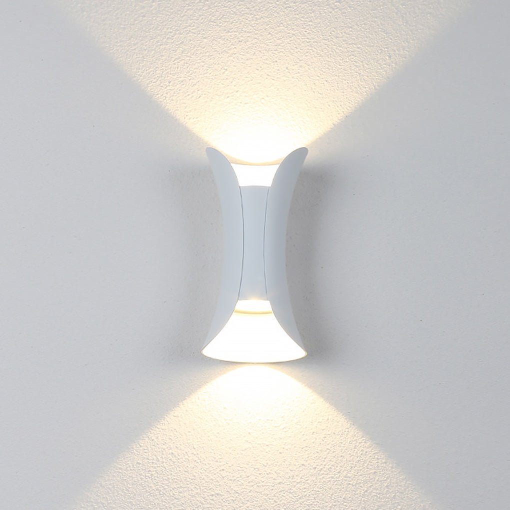 Butterfly Modern LED Outdoor Wall Light – Dual Wing Fixture