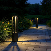 Dual-Frame LED Bollard Lights for Pathways – Waterproof Outdoor Garden Fixtures